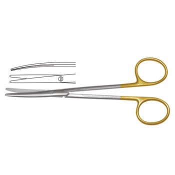 TC Toennis-Adson Dissecting Scissor - Slender Pattern Curved Stainless Steel, 17.5 cm - 7"